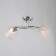 Ceiling chandelier "Marie" 2x40W E27 Color: silver