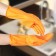 Gloves of household rubber shares, size L, 40 g, color mix