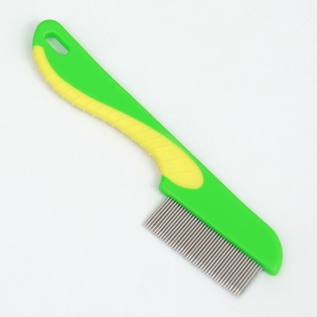 A set of animal combs, with long and short teeth, green-1