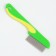 A set of animal combs, with long and short teeth, green