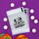 BOPP package with sticky tape, "happiness", 7*7+3cm