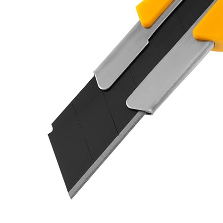 Universal knife Denzel 78945, metal guide, screw lock, 25 mm-3