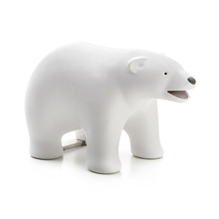 Cleader Clotch Qualy Teddy Bear, white color