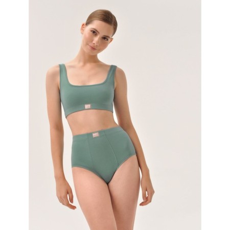 Panties slips boyfriend women Mirey, size 48, green color-1