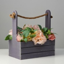 Kashpo wooden 25.5 × 15 × 30 cm 
