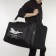 Road bag on lightning, 3 external pockets, a long belt, black color