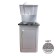 Washbuilder "Aquarius", cottage, without euns, stainless sink, 17 l, color antique silver