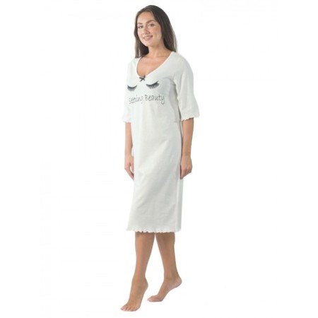 Night shirt Sleeping Beauty, size 44, ivory color-3