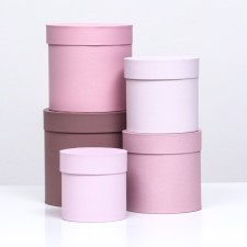 Set of round boxes 5 in 1, 