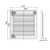 Ventilation grate Zein Lux LP162, 162 x 162 mm, with a net, detachable