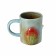 Ceramic "Bunny" mug, 350 ml, blue color