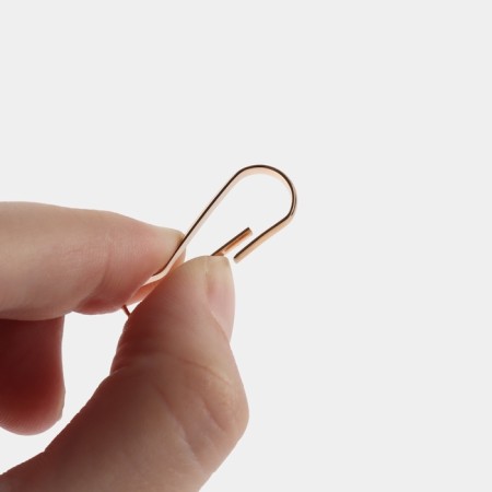 Carabiner wire, 32 × 11 mm, the color is gold, price for 1 piece-2