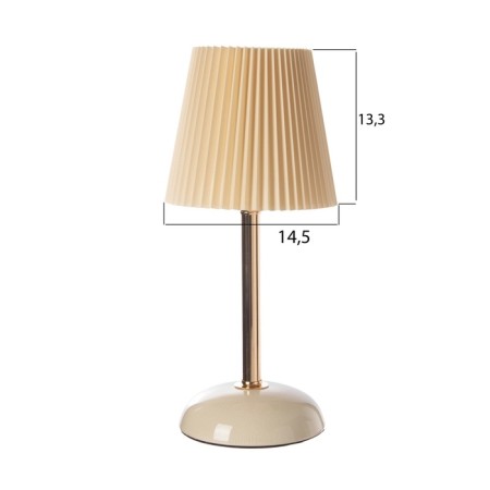 Table lamp "Lira" 1x40W E27 white/gold 15x15x32.5cm-7