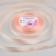 Satin tape, 10 mm × 23 ± 1 m, color peach No. 124