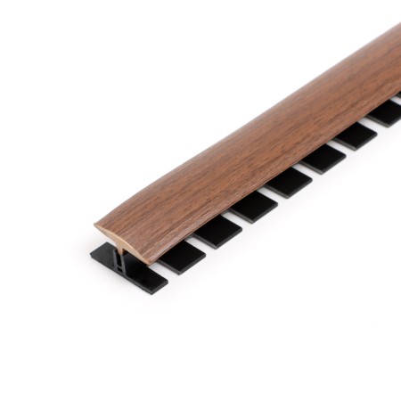 Flexible threshold with fastener Smartprofile BR 401 NERACO walnuts, 3 m-1