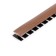 Flexible threshold with fastener Smartprofile BR 401 NERACO walnuts, 3 m