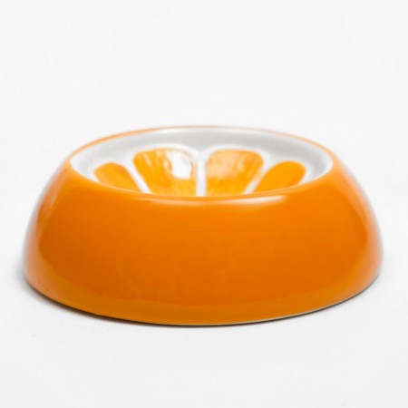 Ceramic bowl for rodents "Orange" 30 ml of 7.7 x 2.3 cm-2