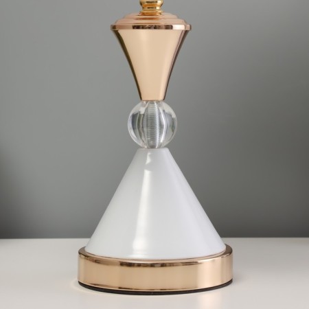 Celeste table lamp E27 40W white-gold 25x25x42.5 cm-3