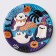 Disposable paper plate "Ghost", 18 cm