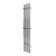 Terminus quatro electric heated towel rail "Prof", 1200x210 mm, chrome