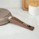 Granite Brown pan, d = 18 cm, anti -stick coating, removable pen, mix color