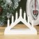LED figure "White Christmas Hill", plastic, AAX2 batteries (not complete), glow warm white