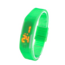 Watch of Electronic Skyer, clatter on a magnet, L-25 cm, light green