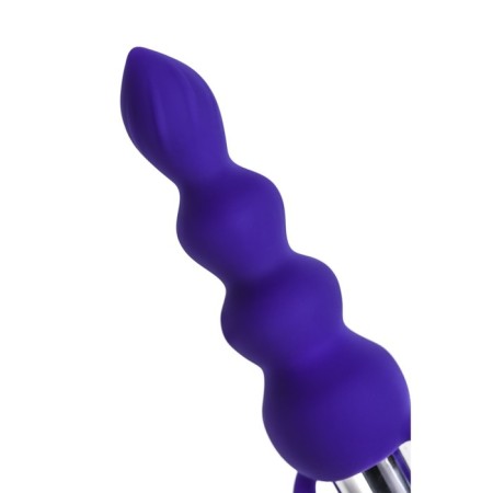 Anal sleeve Todo by Toyfa Twisty, silicone, purple, 14 cm, Ø 3.2 cm-7