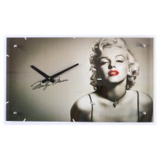 Carty clock is wall-mounted, interior 