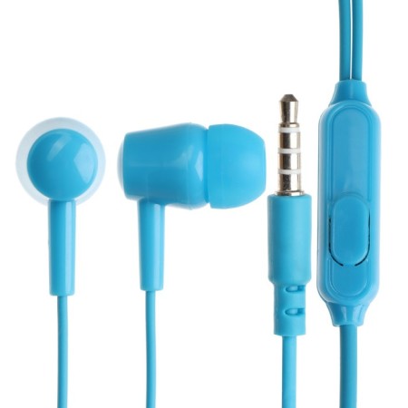 EXPLOYD EX-HP-1369 headphones, vacuum, microphone, 102 dB, 32 Ohms, 3.5 mm, 1.2 m, blue