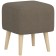Mono Mini banquet, 420 × 420 × 460 mm, velor, nut color
