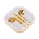 Luazon RX-13 headphones, inserts, microphone, golden