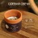 Aromatic candle in a jar of 70 g, soy wax, lemongrass