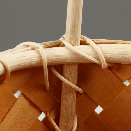 Wicker basket, D16 x 12/22.5 cm, sequoia-4