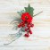 Decor "Winter Magic" needles flower berry 23 cm