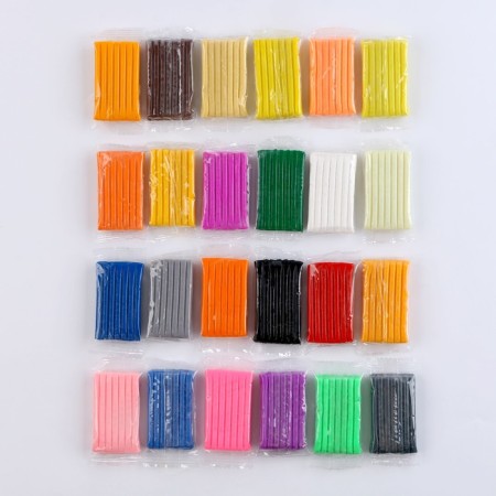 Polymer clay set, 24 colors of 20 g, accessories-4