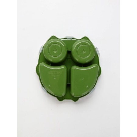 Lunch - boxing with sections and spoon "Sweet Bun", 18 x 18 x 5 cm-6