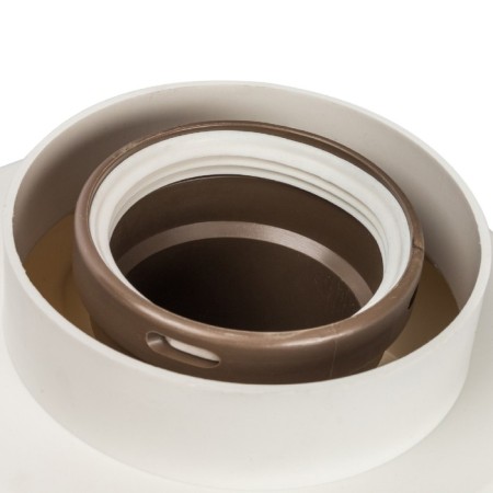 The chimney element Stout SCA-8080-210002, adapter for connecting pipes, DN80/80-5