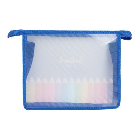 Folder for notebooks A5, 230 x 190 x 50 mm, lightning from above, plastic, calligrata "pencils"-2