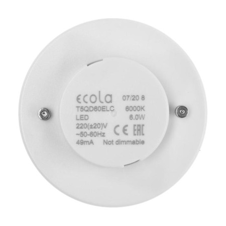 LED LED ECOLA Tablet, GX53, 6 W, 6000 K, 220 V, 27x75 mm, matte glass-4