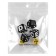 Dice play "Game time", 1.6 x 1.6 cm, set 2 pcs, yellow