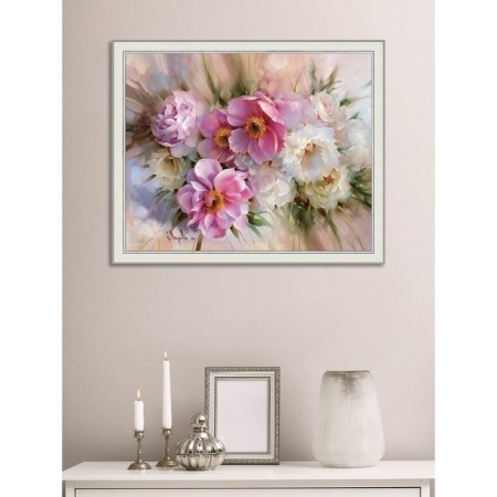 Reproduction of the painting "Tender Bouquet", 40x50, frame (45-a355)-4