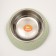 Metal bowl on a plastic base, 18.5 x 18.5 x 6 cm, green