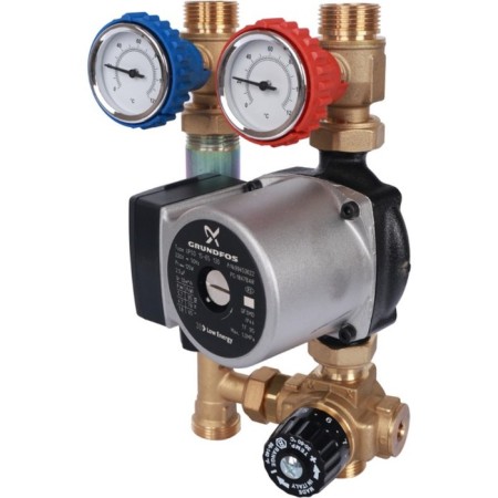 SDG-0002-002002 pumping group, thermostat. valve 3/4 ", Grundfos upso 15-65 130-1
