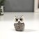 Souvenir Polystone "Owl with golden eyes" MIX 5.5x4.5x3 cm