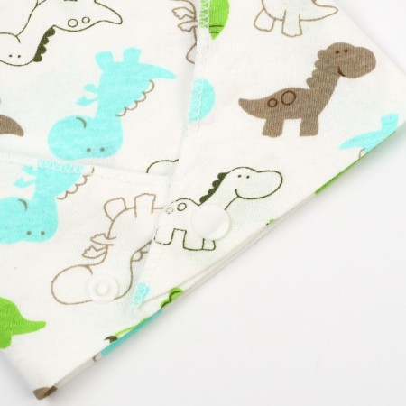 Bandana Bibslate Bibslate/Snoby for feeding, waterproof with a teetker on the button, the color is blue, mix-6