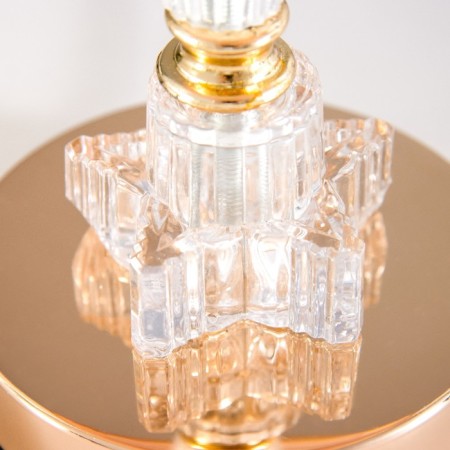 Table lamp "Zebrano" 1x60W E27 gold 22x22x40 cm Risalux-2