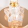 Table lamp "Zebrano" 1x60W E27 gold 22x22x40 cm Risalux