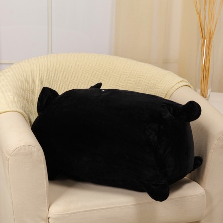 Soft toy "cat", 70 cm, black color-2