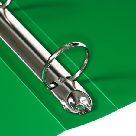 Folder on 4 rings A4, calligrata "panorama", 40 mm, 700 μm, facial pocket, green, mix-5